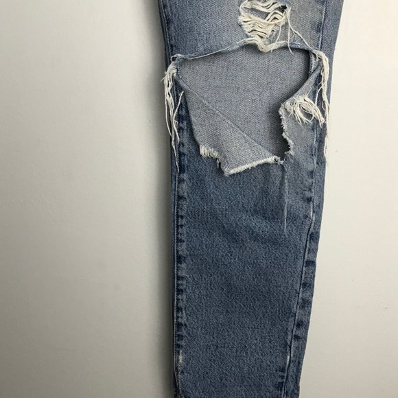 Current/Elliot The Fling Relaxed Fit Jean in Pinyon Destroy Wash - Picture 5 of 10